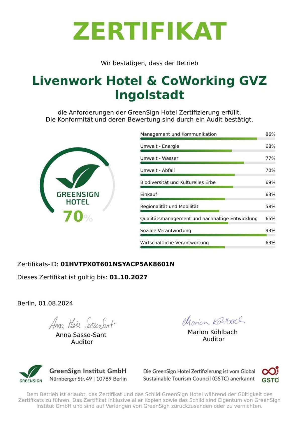 Livenwork Hotel & Coworking Gvz 因戈尔施塔特 外观 照片